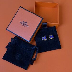 Hermes cage d’H earrings